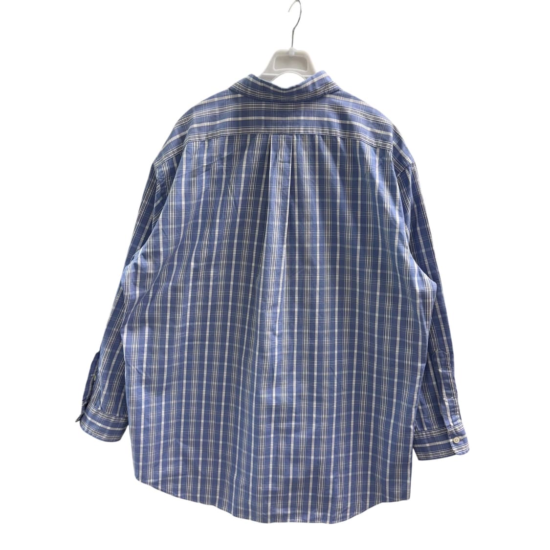 [L] 폴로 블루 체크 셔츠 상품이미지4