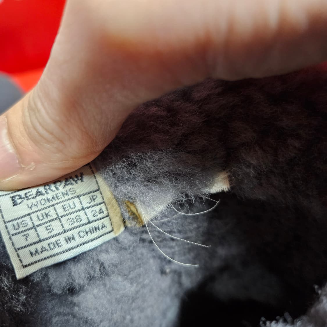 베어파우 나탈리아 차콜 퍼 부츠 38size 상품이미지8