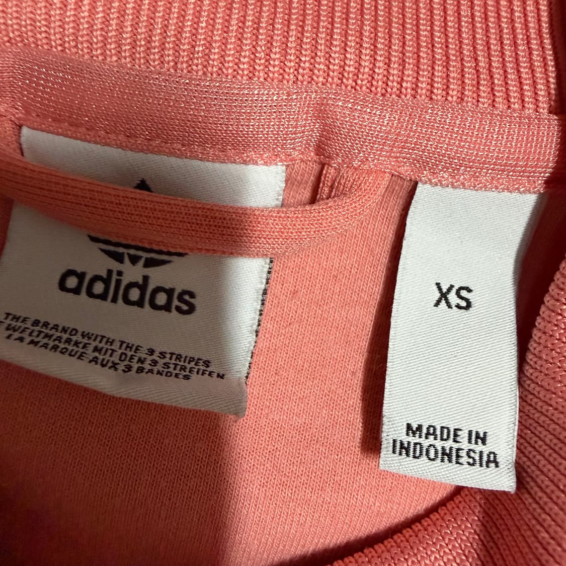 아디다스 딸기우유 져지 집업 xs 상품이미지3