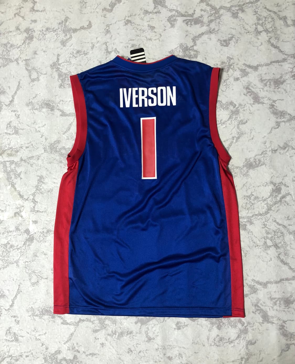 NBA 농구져지 새상품 디트로이트 아디다스 유니폼 상품이미지4