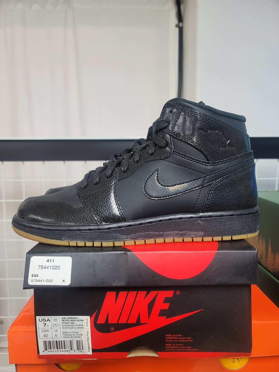 에어 조던 1  BG 껌 생고무창 상품이미지2