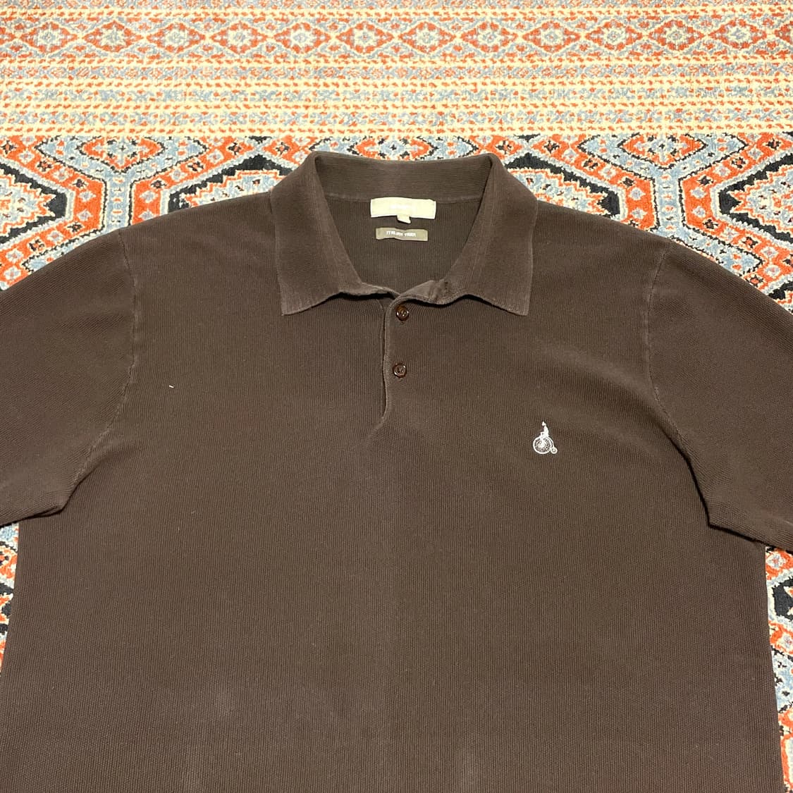 빈폴 이탈리안 브라운 면 니트 반팔카라티 남성L 상품이미지2