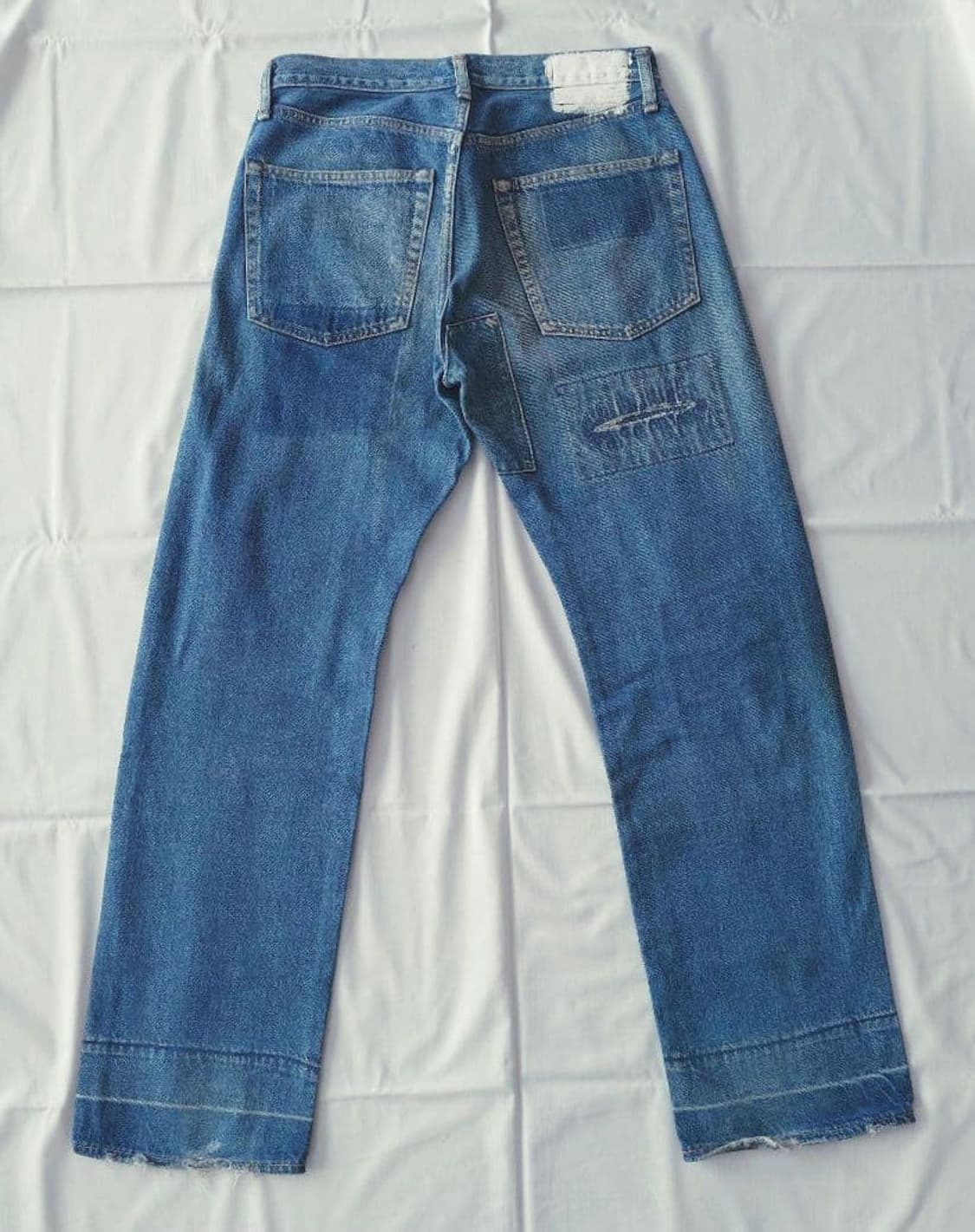 캐피탈 패치워크 리메이크 데님 팬츠 상품이미지8