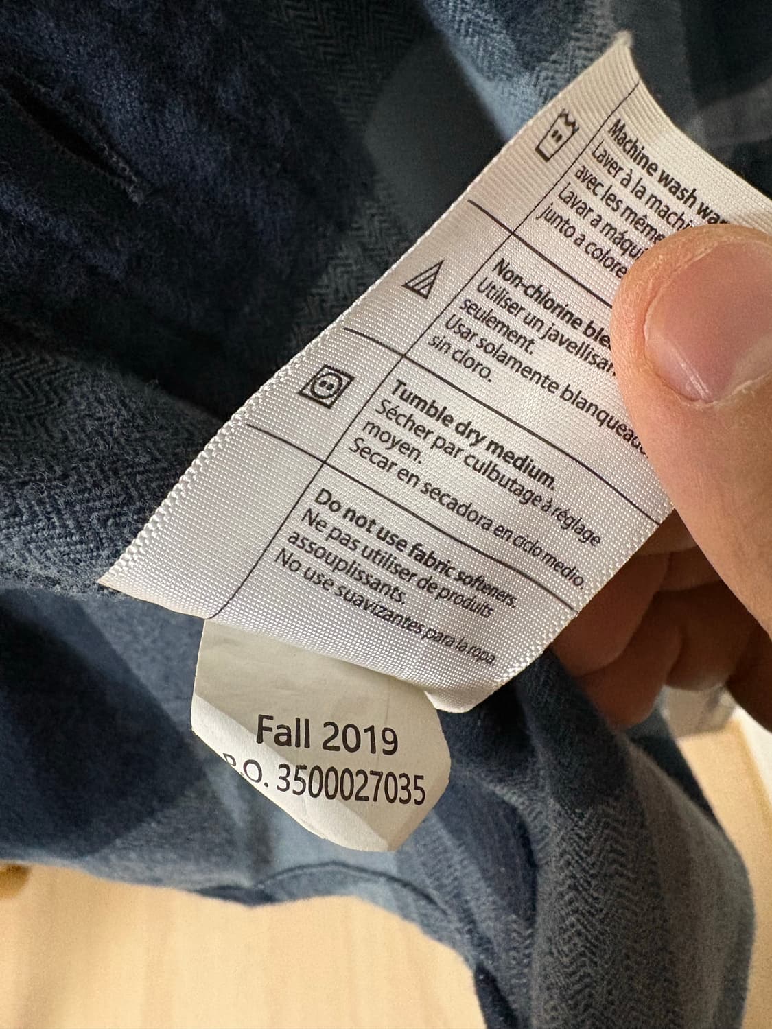 3XL - 칼하트 플란넬 체크 셔츠 네이비 상품이미지5