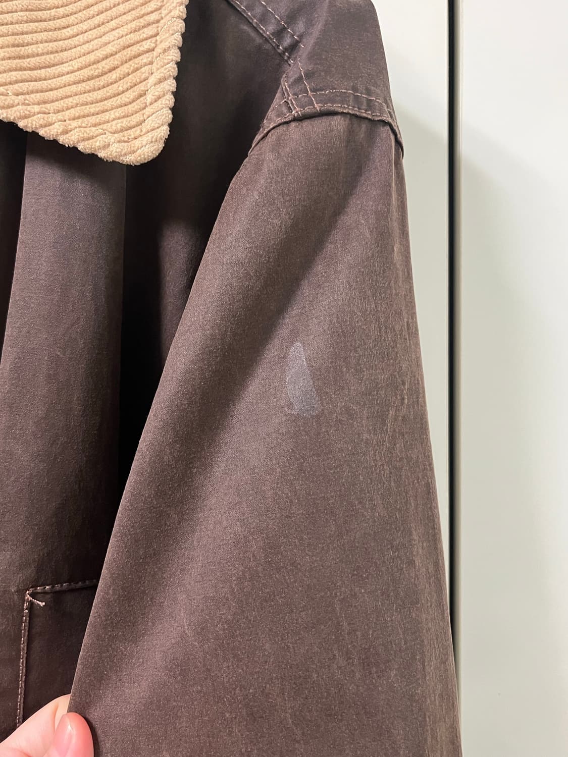 자라 바버맛 왁스 자켓 s 상품이미지4