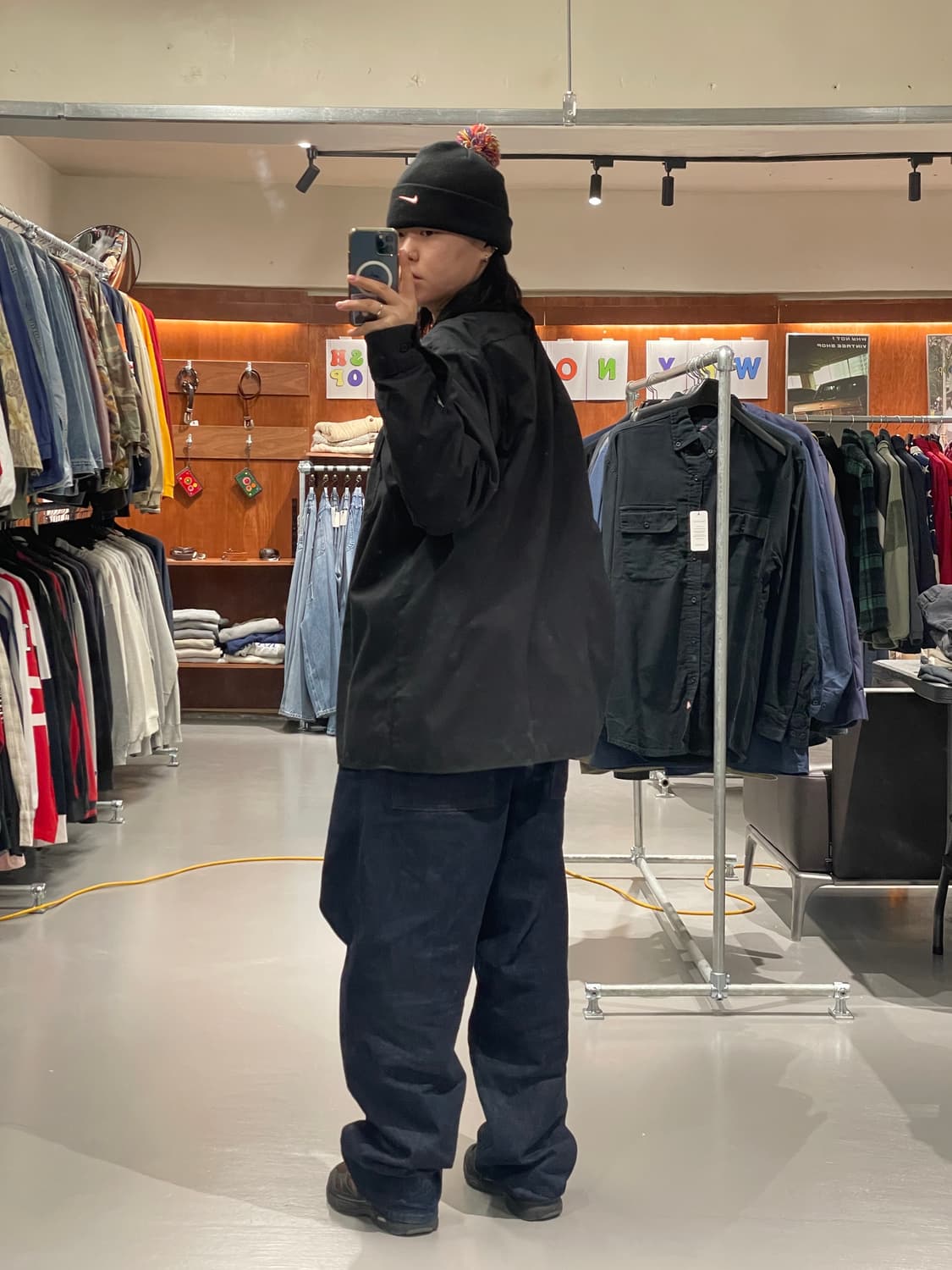 디키즈 워크 셔츠(블랙)   상품이미지5