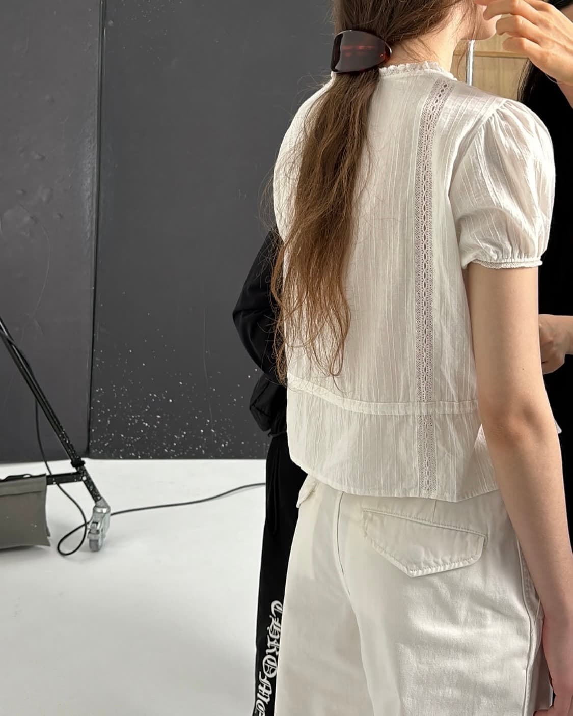 새상품) 더바넷 thebarnet odelia pintuck blouse 상품이미지4