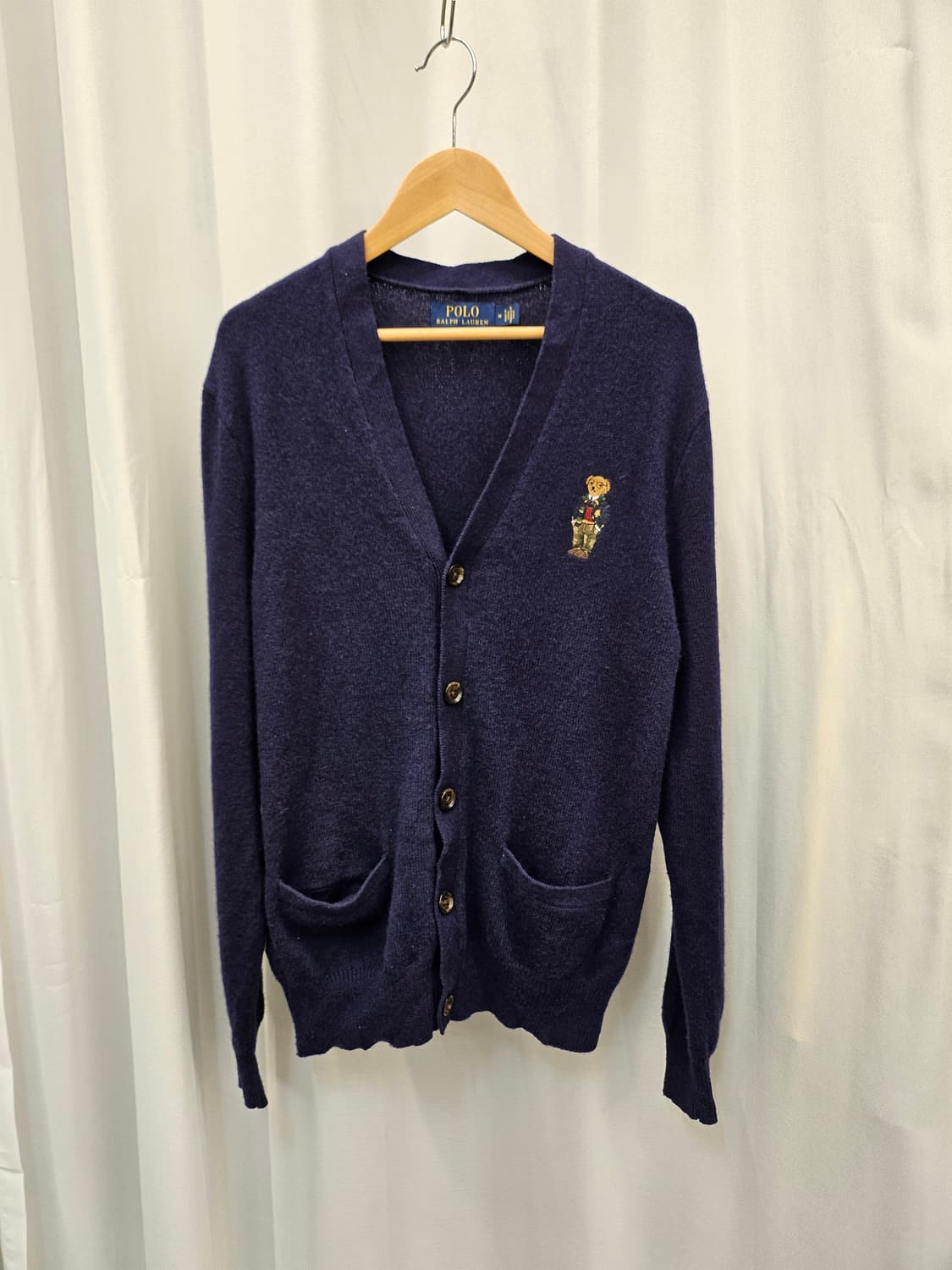 폴로랄프로렌 POLO RALPH LAUREN 남성울캐시 베어 가디건M 상품이미지1