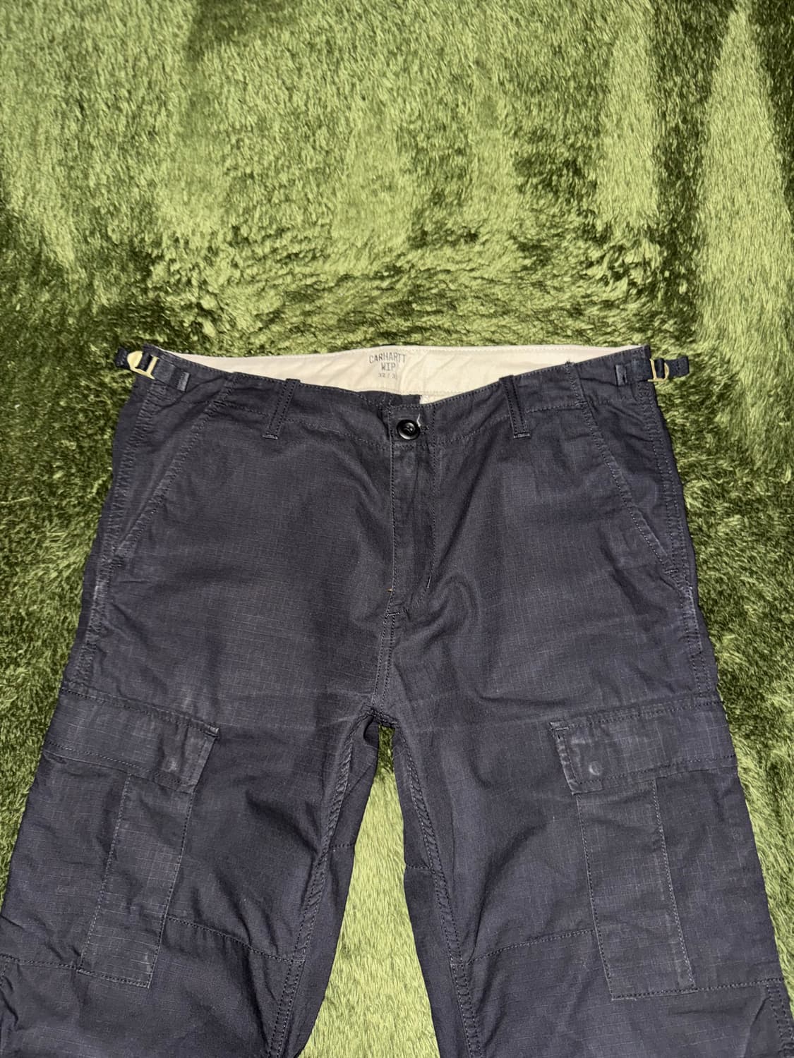 [32X32] 칼하트 WIP 에비에이션 카고 팬츠 블랙 상품이미지5