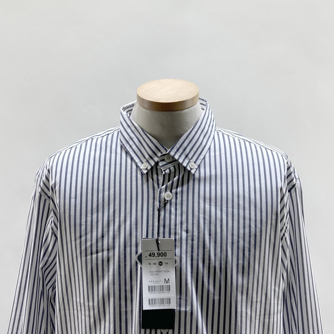 폴햄 택새상품 남성스트라이프셔츠 남방 XL 상품이미지2