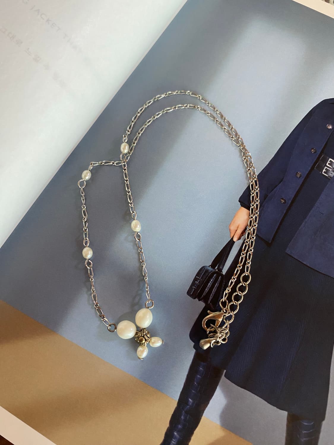 못난이진주 담수진주 목걸이 상품이미지5