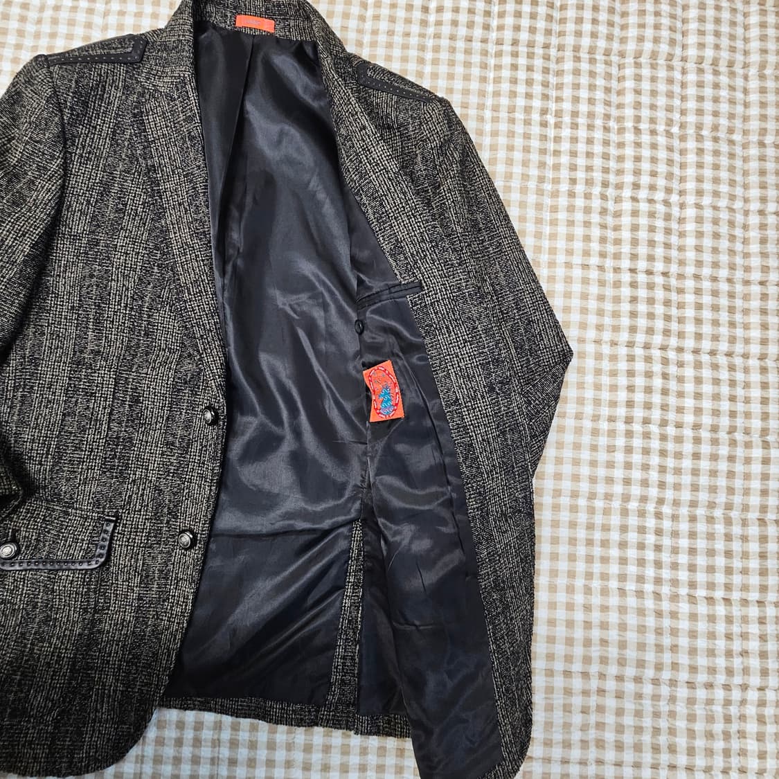 바쏘 울 블레이저 자켓 남자100 상품이미지6