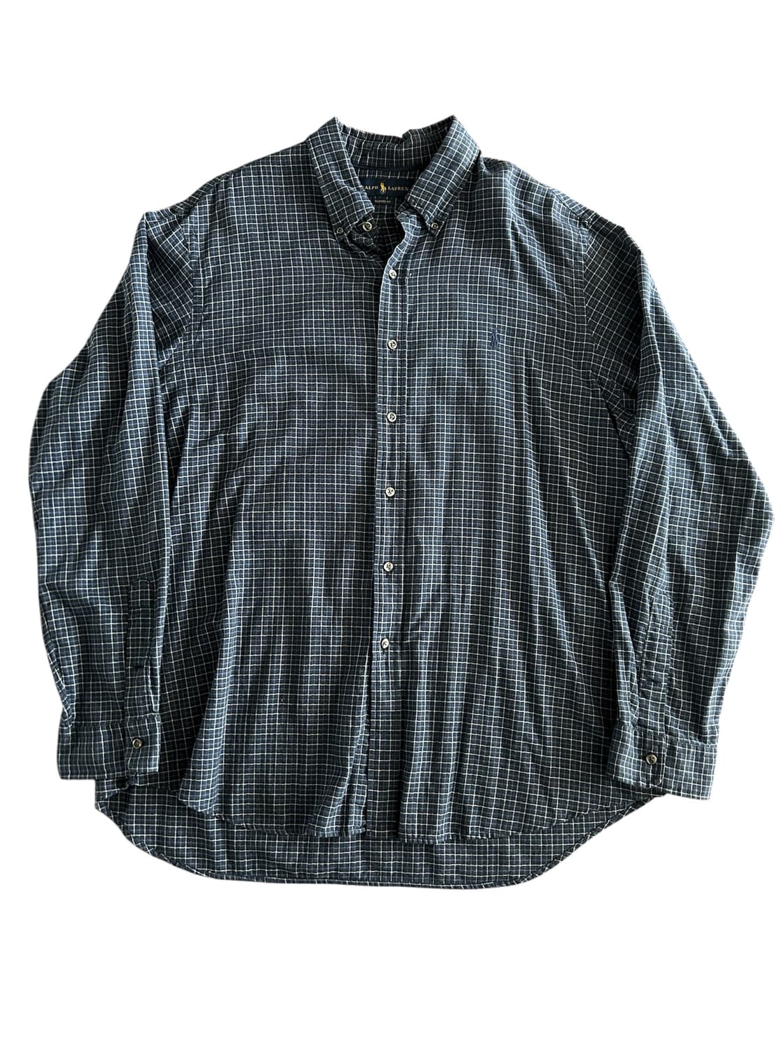 [XL] 폴로 버튼다운 체크 셔츠 상품이미지1