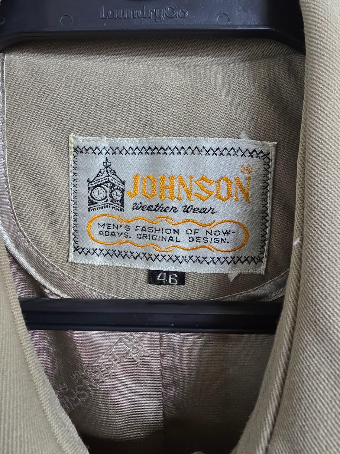 존슨 베이지색 남성 코트 (1820) 상품이미지3