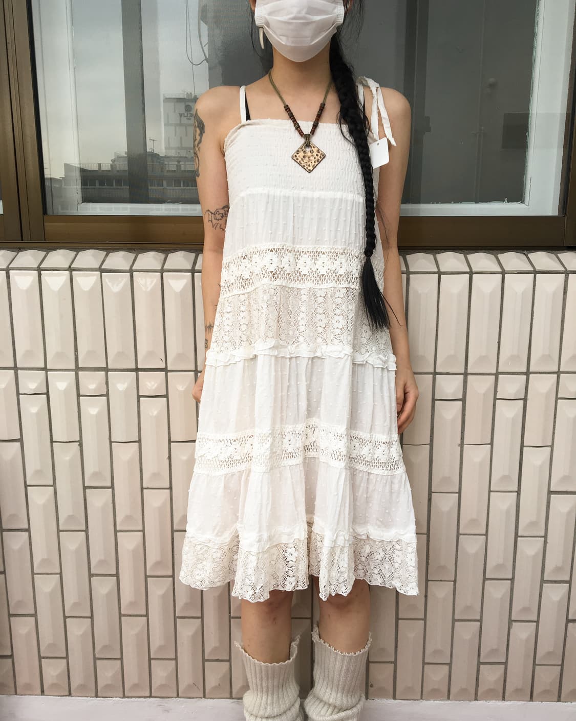 Crochet layer onepiece 상품이미지1