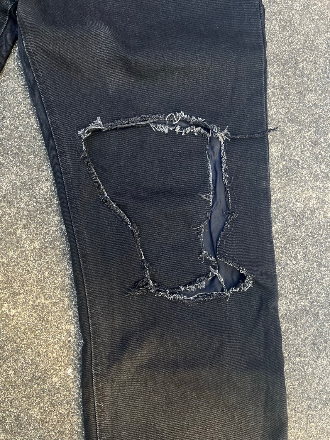 Raf simons 20fw Uneven knee pants 상품이미지4