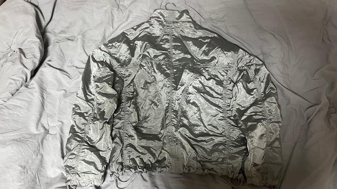 아디다스 x 떠그 클럽 우븐 트랙탑 라이트 오닉스 실버 메탈릭 상품이미지2