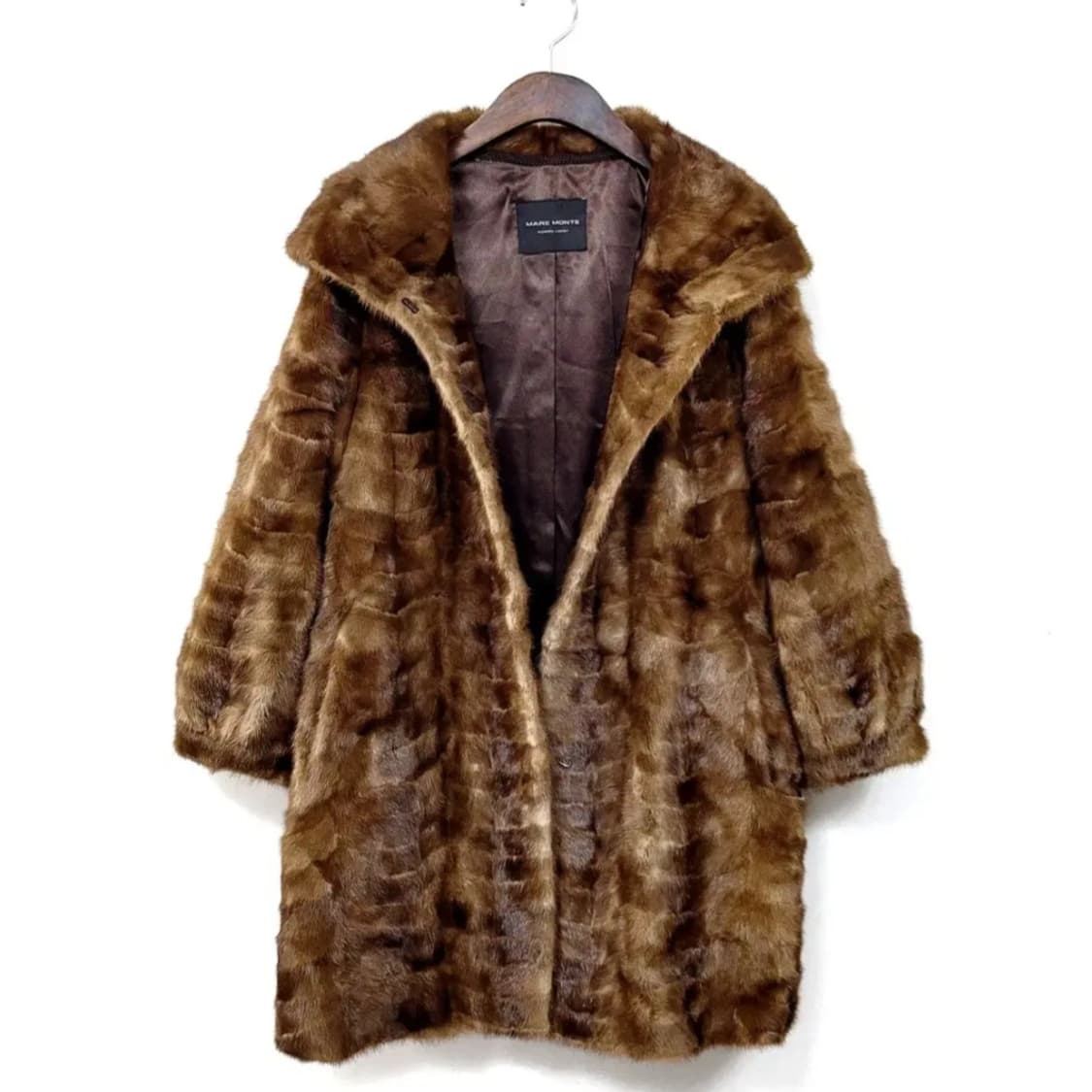 마레몬테 브라운 밍크 코트 상품이미지2