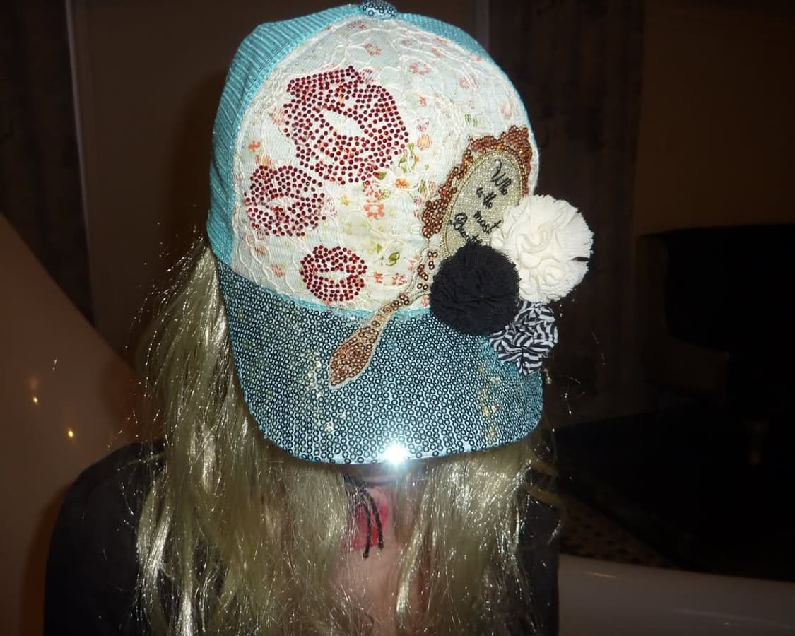 GIRLY Spangle Cap(Blue) 상품이미지2