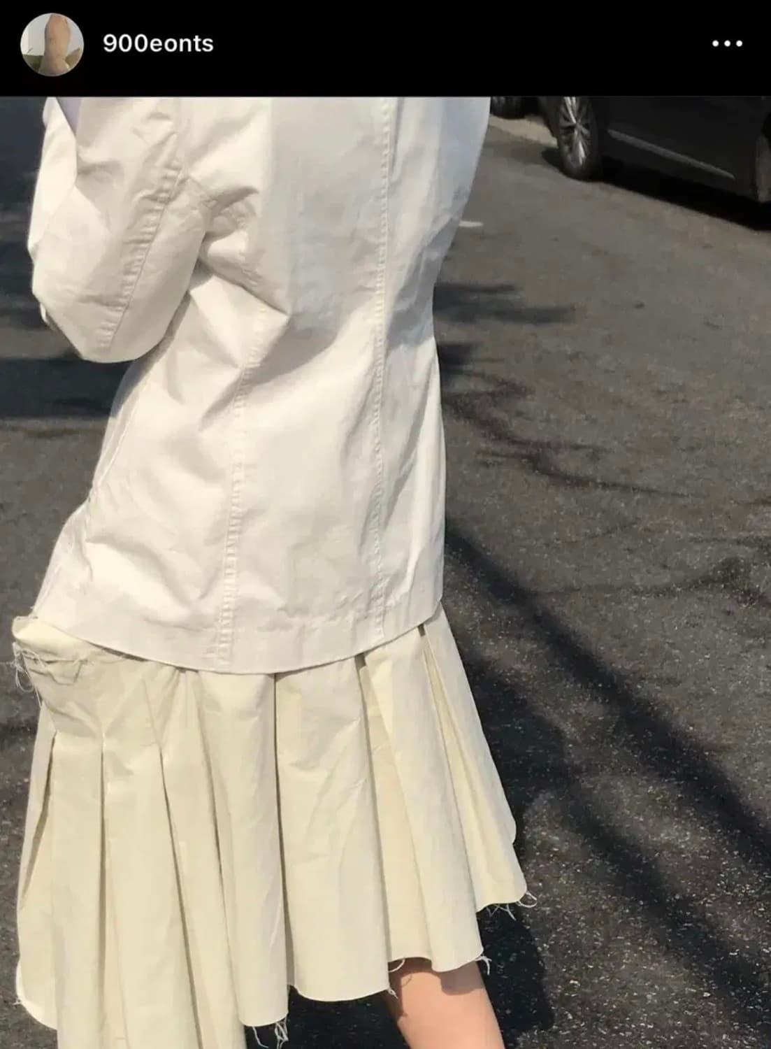 Eont's)habitat unbalance pleats sk(2023) 상품이미지2
