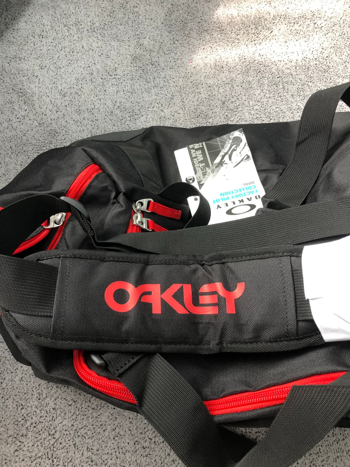 오클리 로고 더플백 새상품 상품이미지3