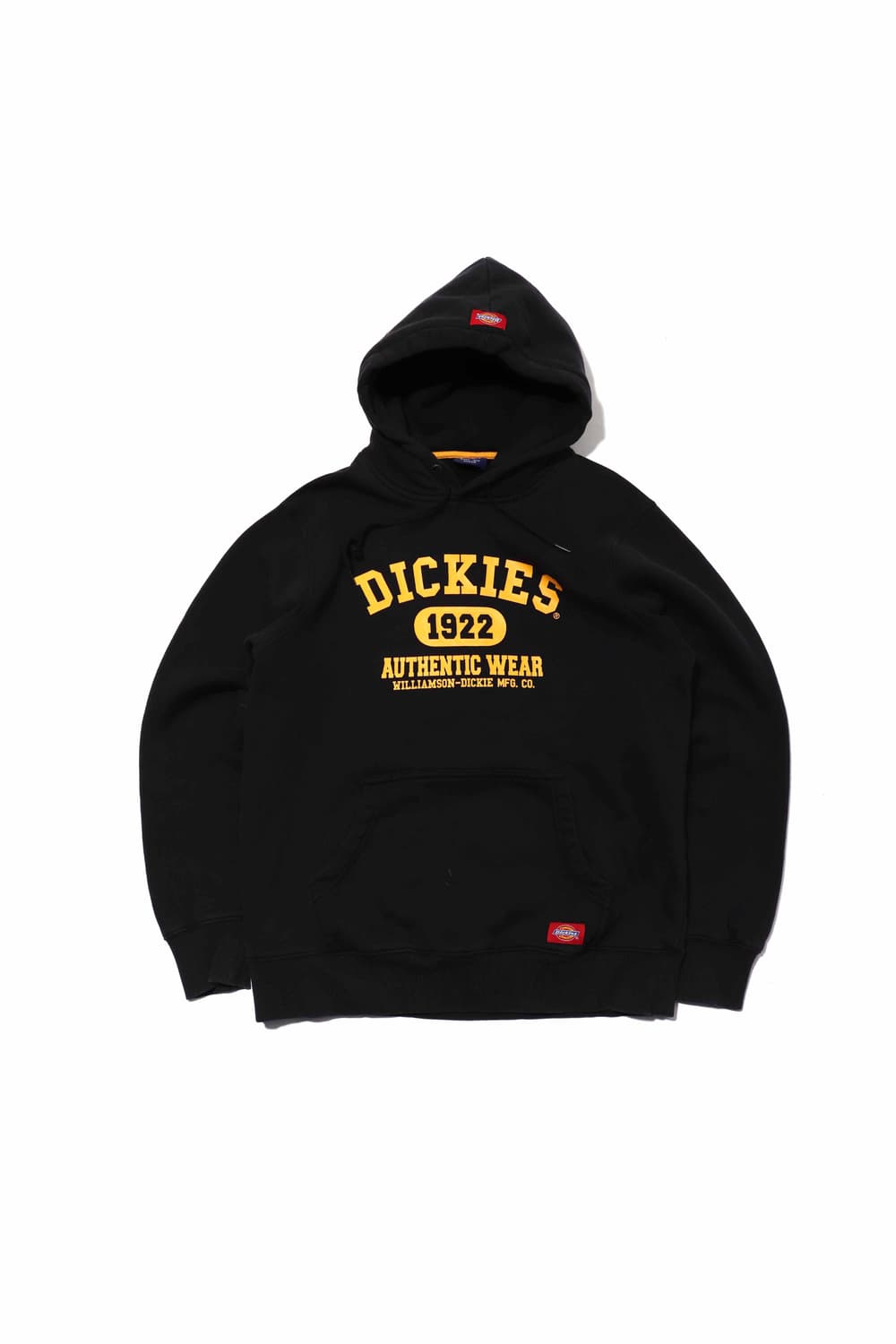 DICKIES 1922 베이직 프린팅 블랙 후드티 size M 상품이미지1
