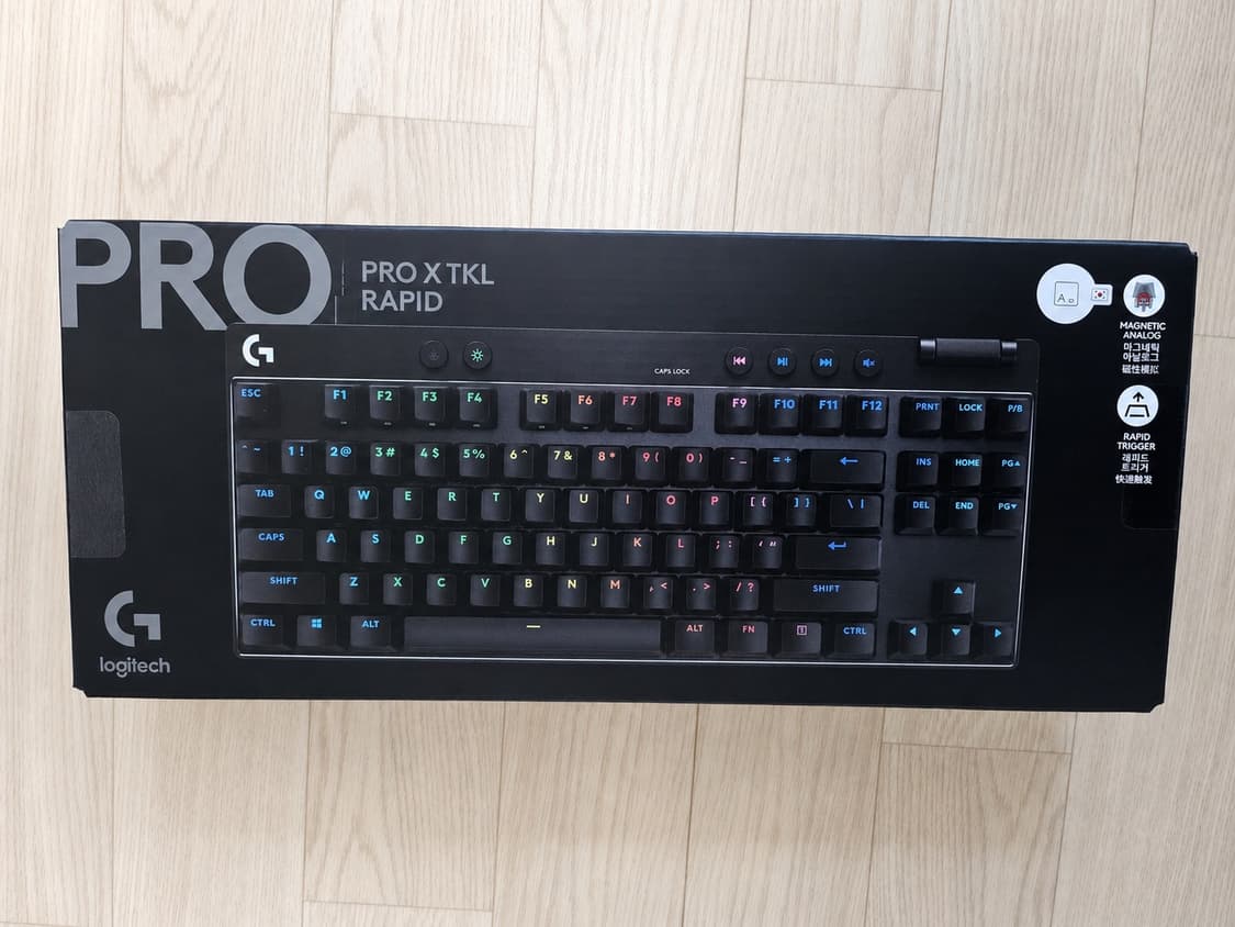 로지텍 지프로 G PRO X TKL RAPID 래피드트리거 게이밍 키보드 상품이미지1