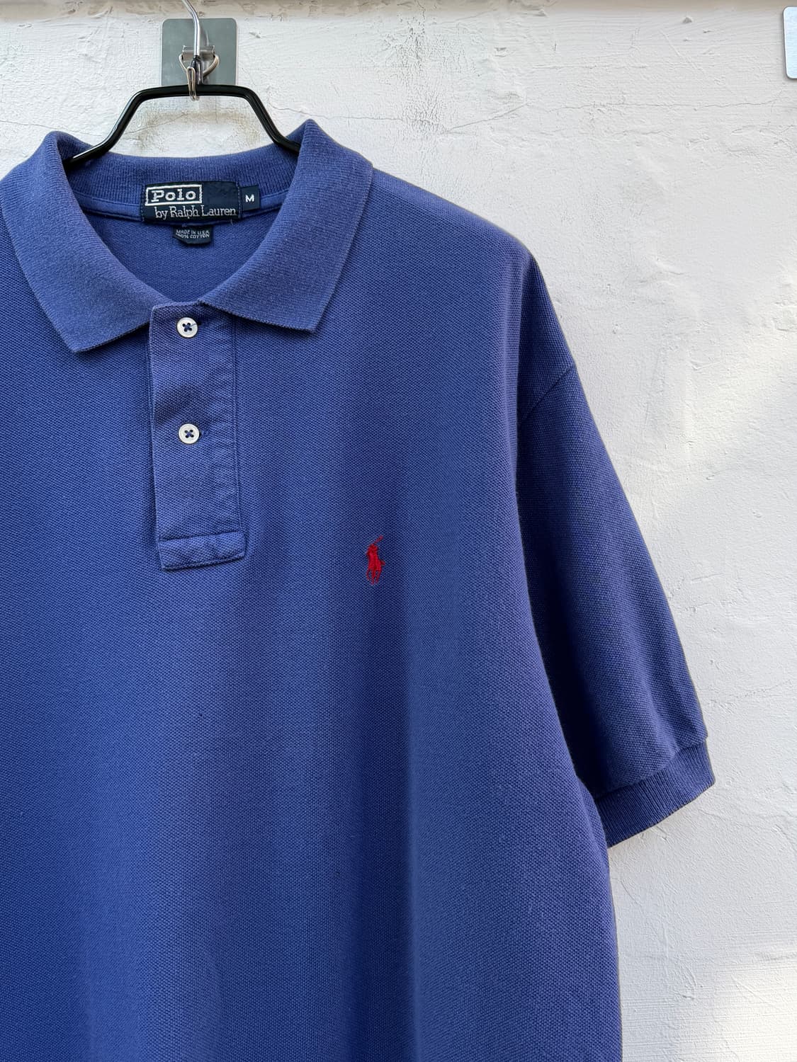Polo by Ralph Lauren (USA) 레드포니 블루 피케셔츠  상품이미지3