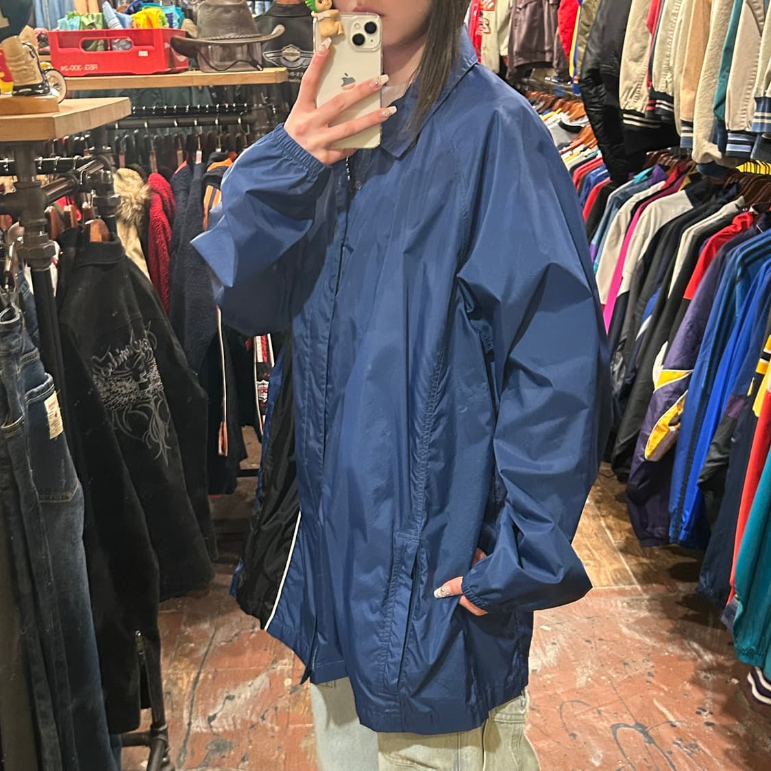 [HI] nike 바람막이 네이비 상품이미지4