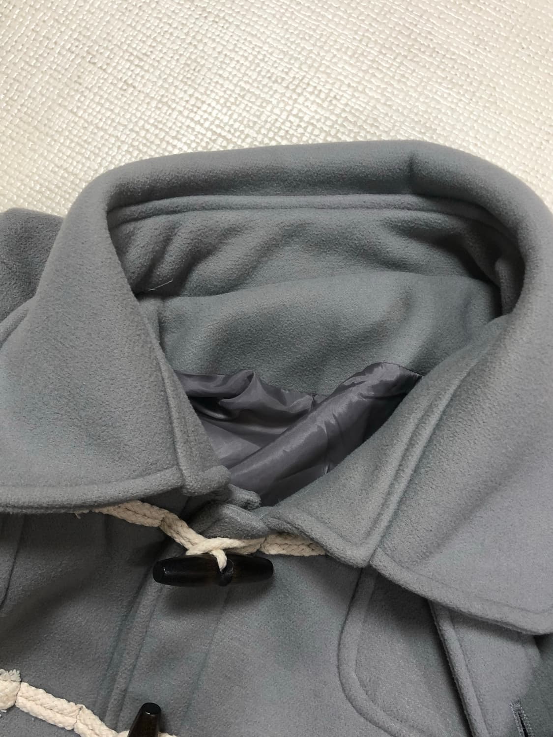 빈티지 그레이 더플 하프 코트 상품이미지10