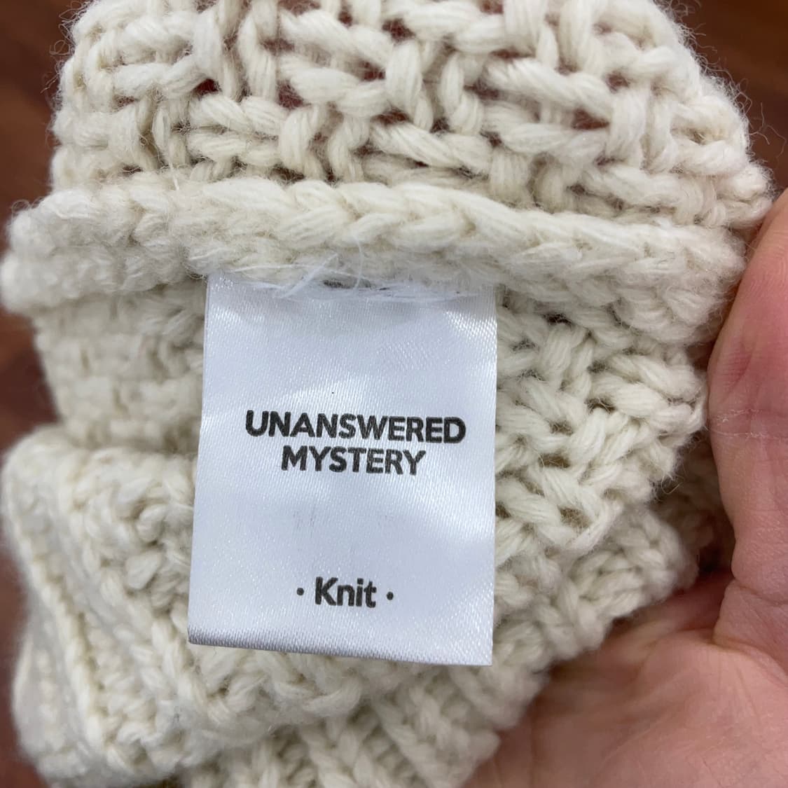 언앤써드미스테리 케이블 스웨터 상품이미지3