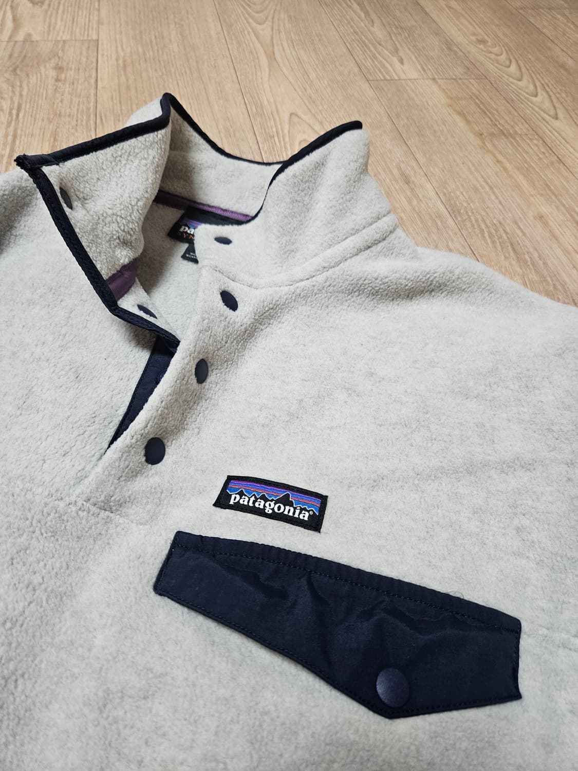 파타고니아 신칠라 25551 라이트웨이트 오트밀 헤더 플리스 후리스 상품이미지6