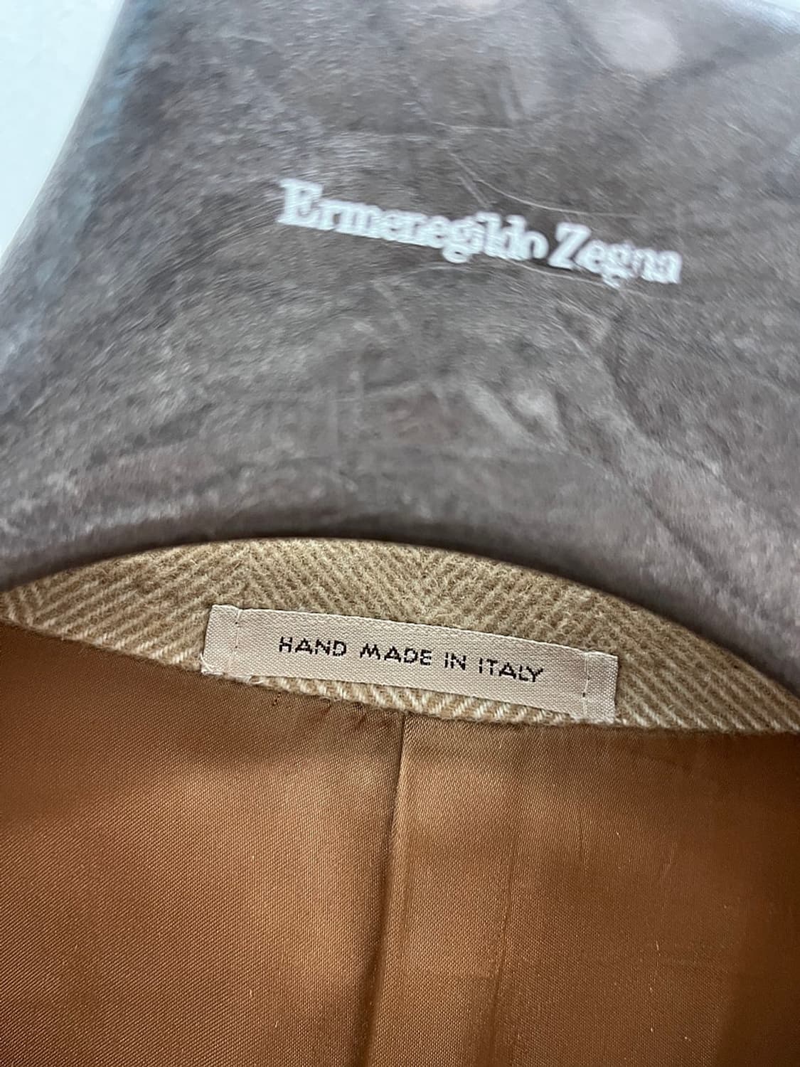 110) 카루소 사르토리아 헤링본 코트 상품이미지4