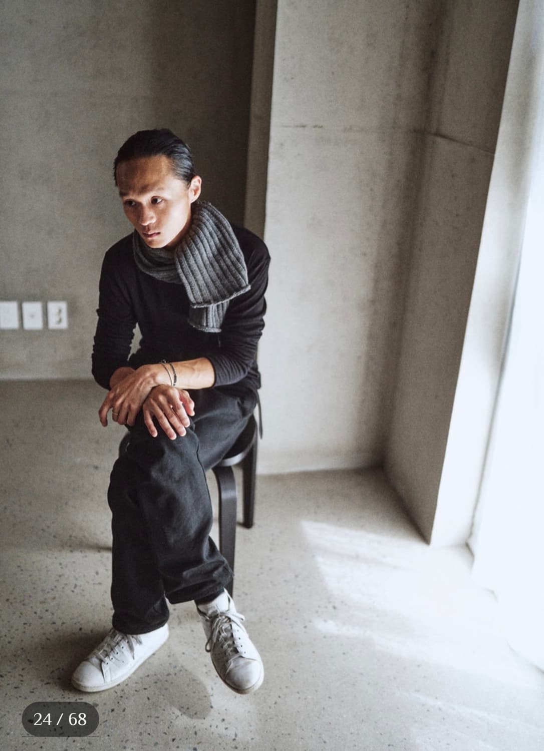 모노프리베 textured wool long sleeve 상품이미지1