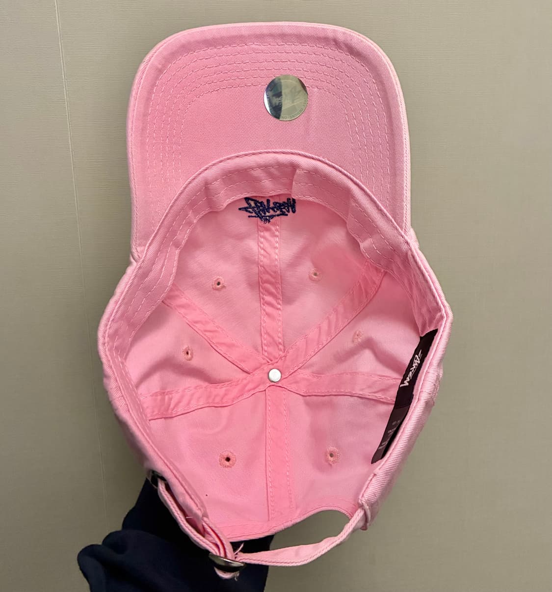 (S/F)Stussy 스투시 베이직 스탁 로우 프로파일 볼캡 모자 핑크 상품이미지6