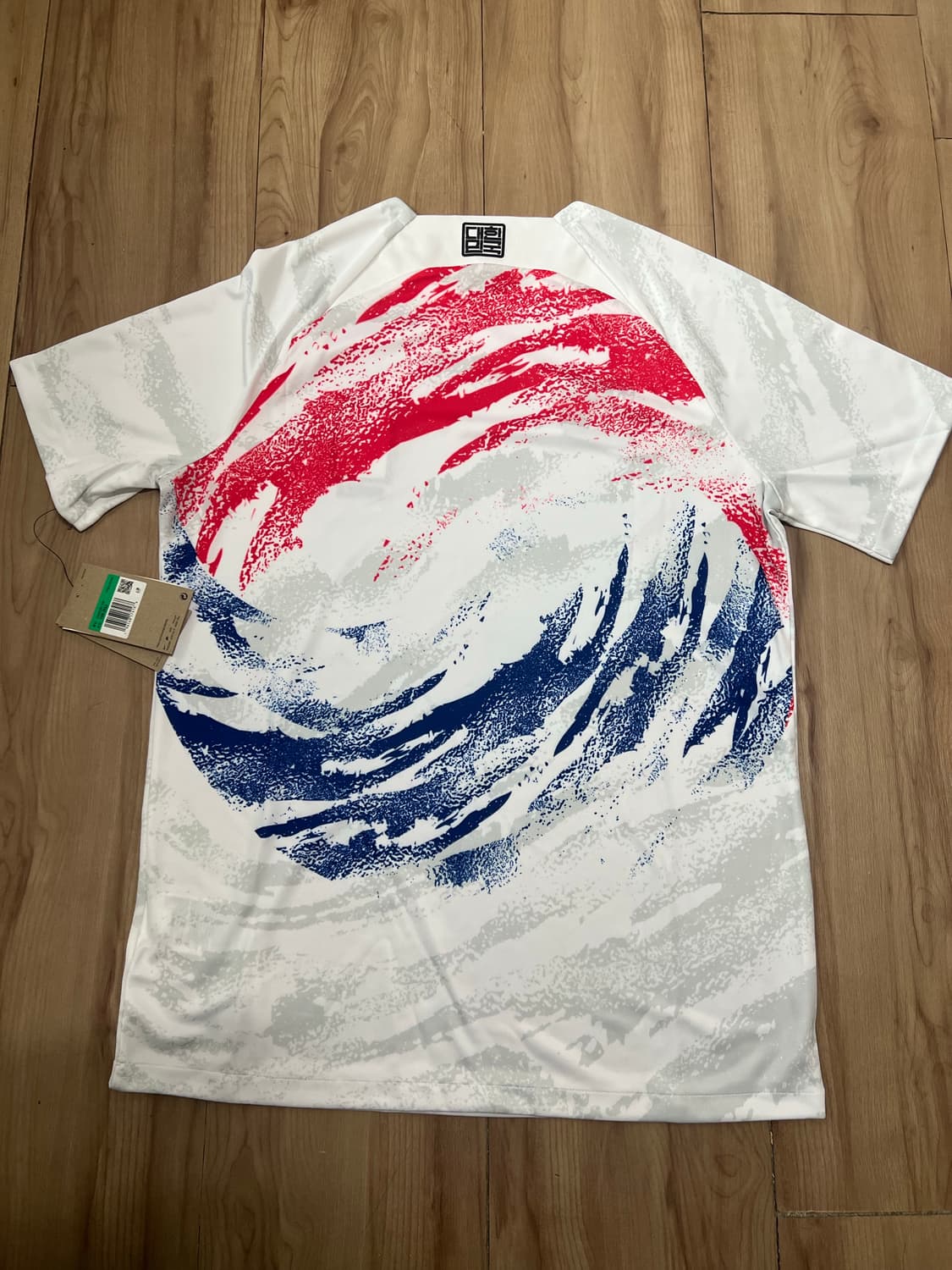 (새상품) 나이키 코리아 드라이핏 프리매치 풋볼 탑 화이트 XL 상품이미지3