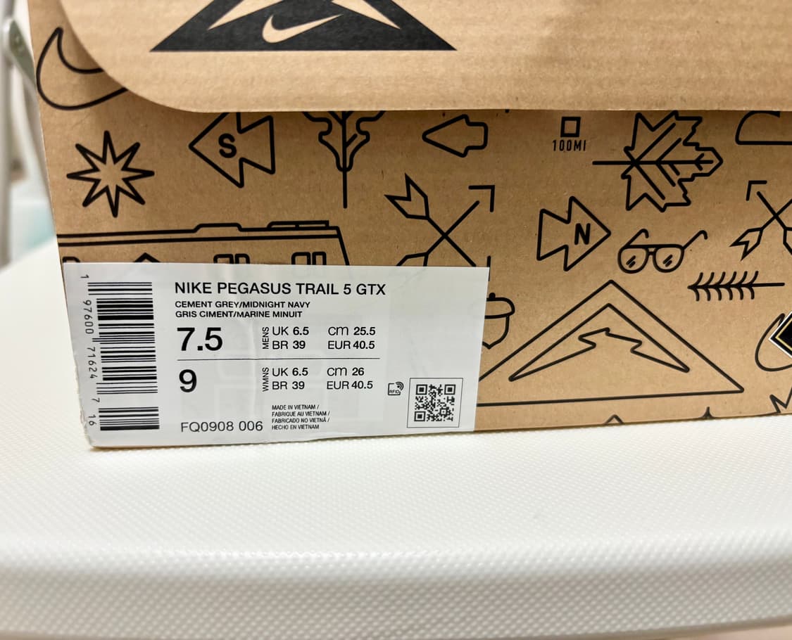 나이키 페가수스 트레일 5 고어텍스 255 새상품 러닝화 상품이미지9