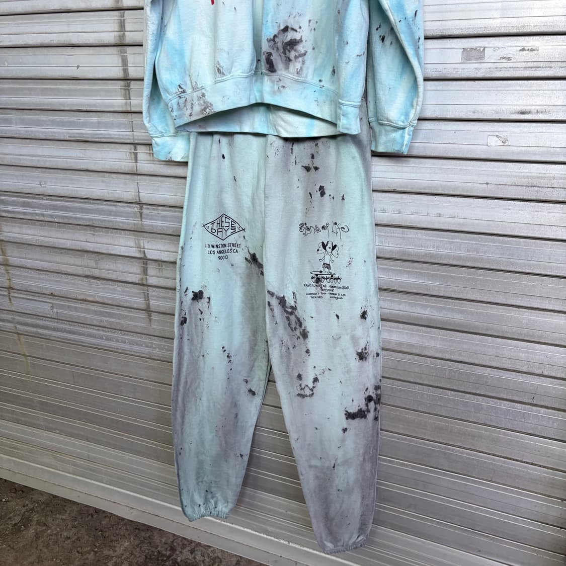 웨스트폴 핸드 다이드 스웻팬츠 상품이미지2