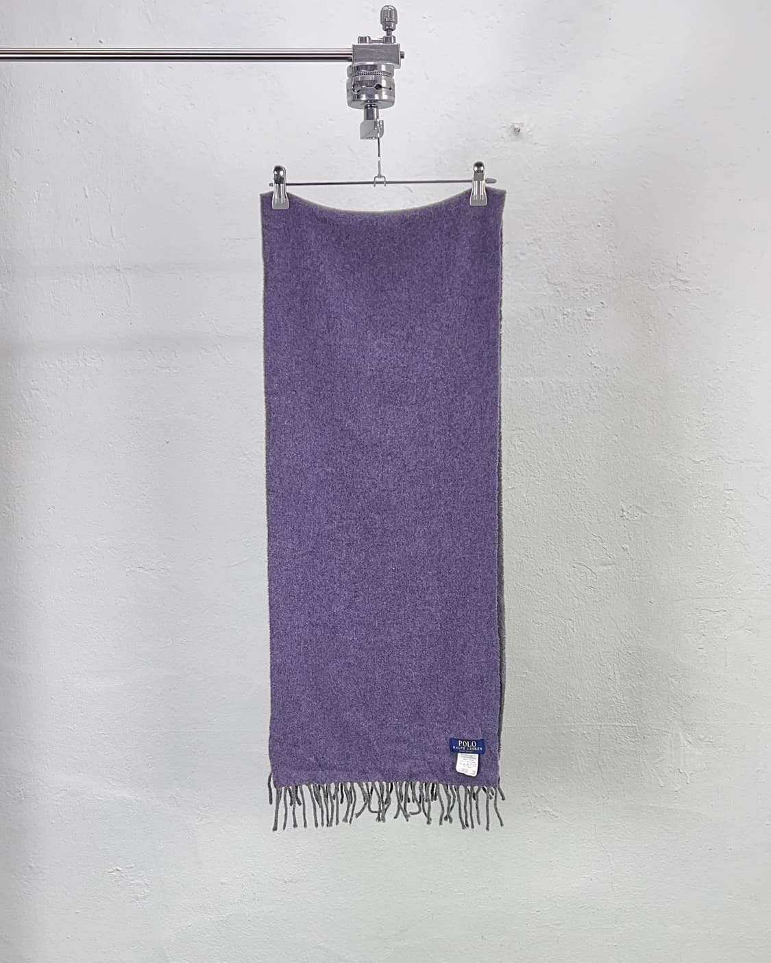 폴로 랄프로렌 투 페이스 프린지 울 머플러 상품이미지4