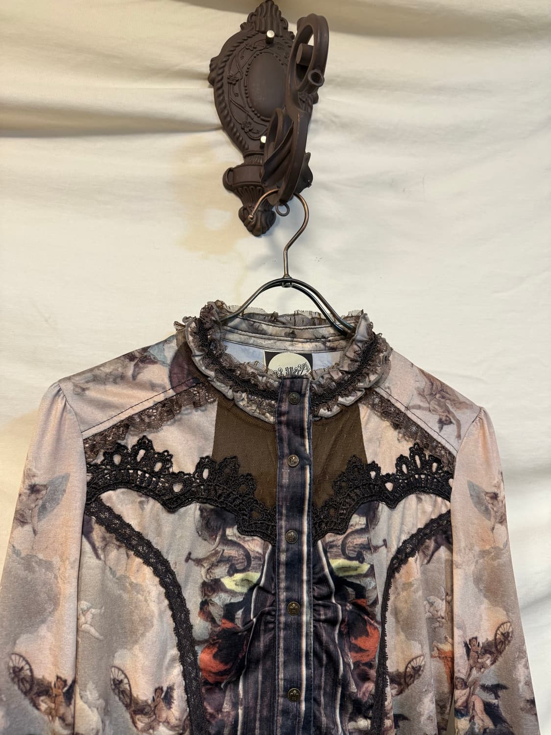 Ozz On Lace Detail Shirt 상품이미지2