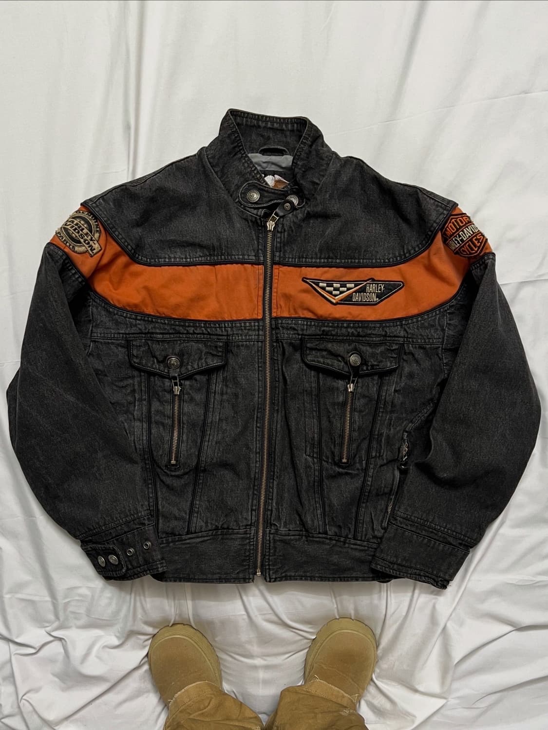 할리데이비슨 데님 라이더자켓 상품이미지1
