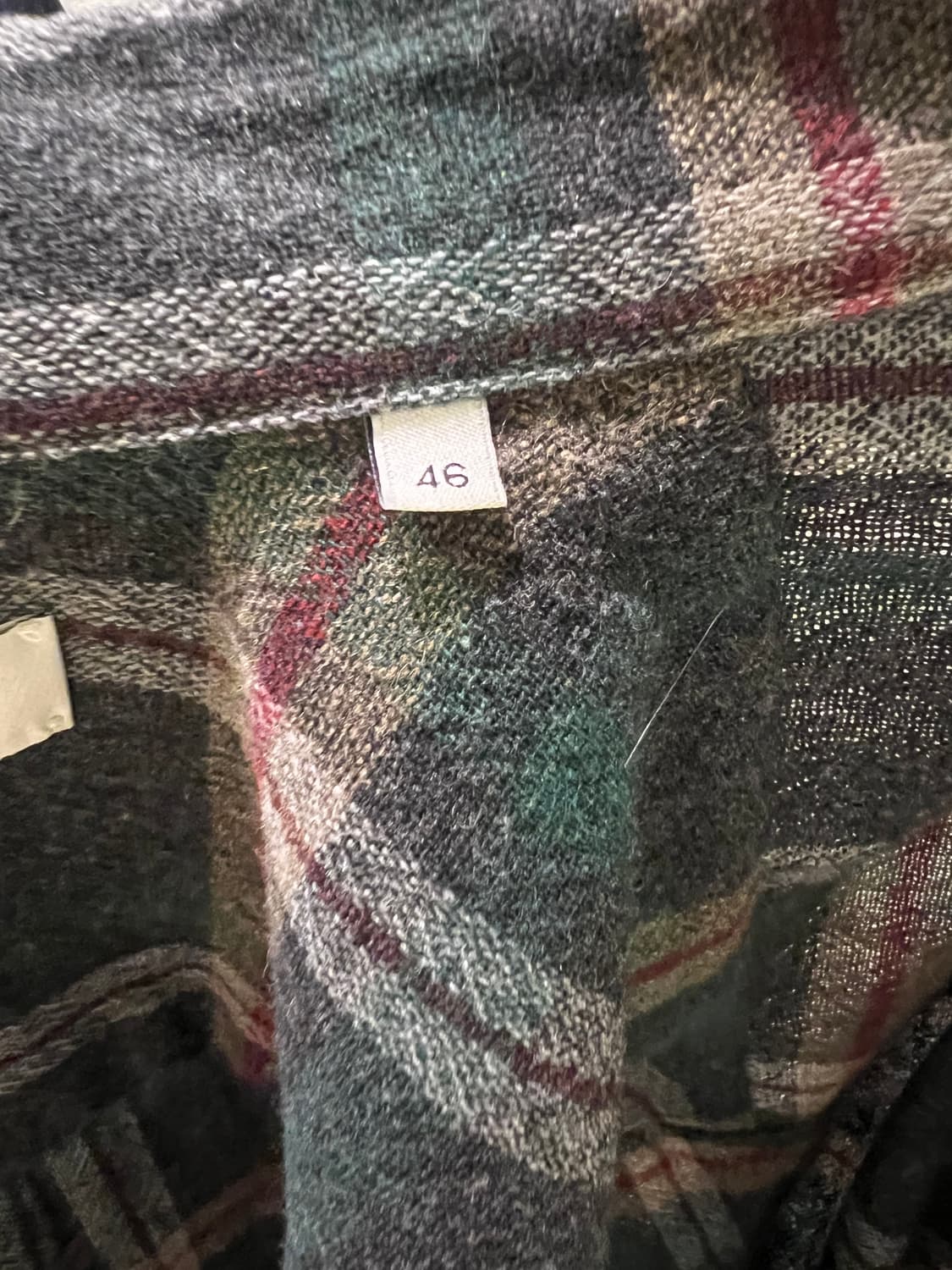 아워레가시 보로우드 BD 셔츠 그린 펍 체크 46 상품이미지4