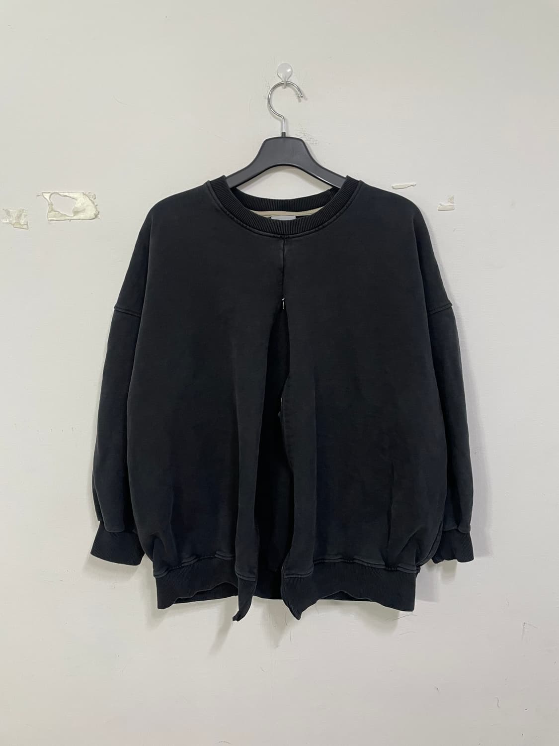 빈티지 블랙 집업 맨투맨  상품이미지5