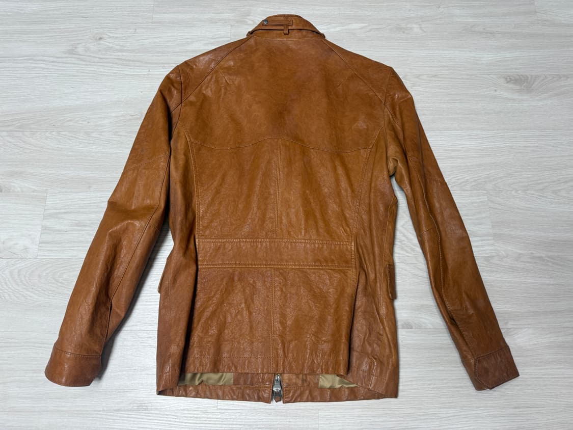 [95] 빈폴 브라운 양가죽 사파리 자켓 상품이미지2