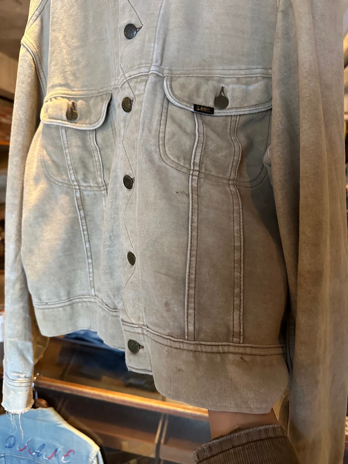 70s USA LEE 빈티지 리 웨스턴 몰스킨 자켓 101J 220J 상품이미지4