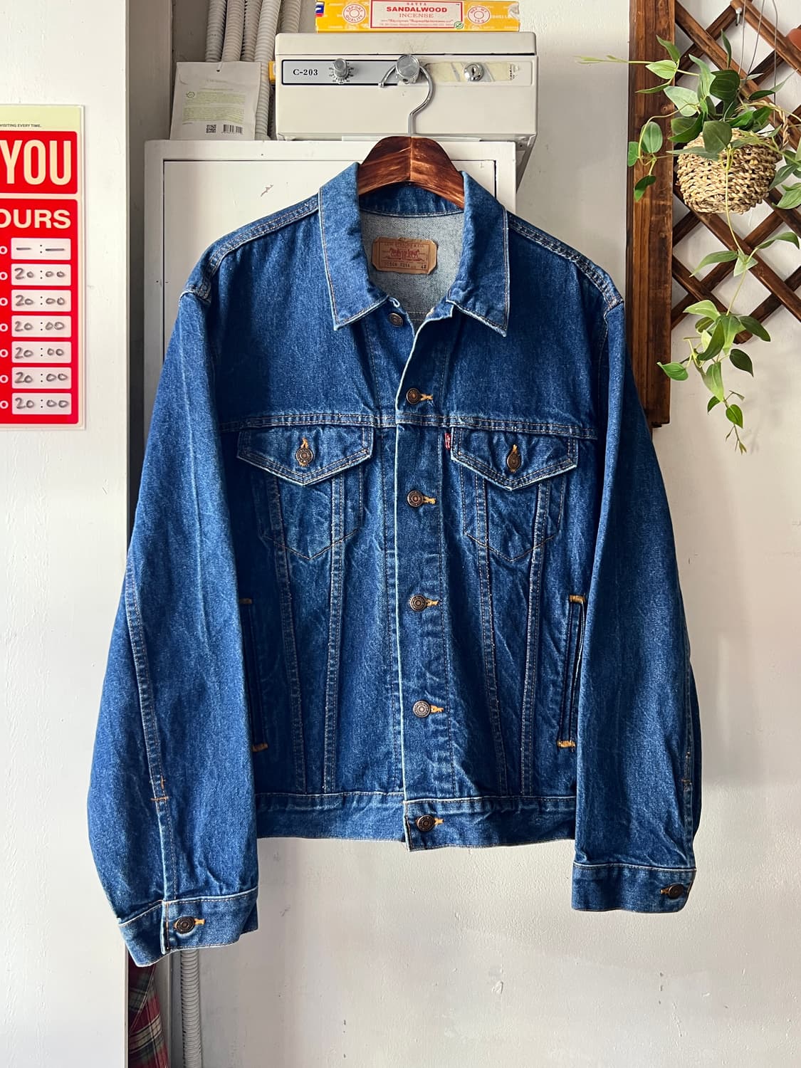 [XL]90's 리바이스 USA Made 70506-0216 트러커 자켓 상품이미지1