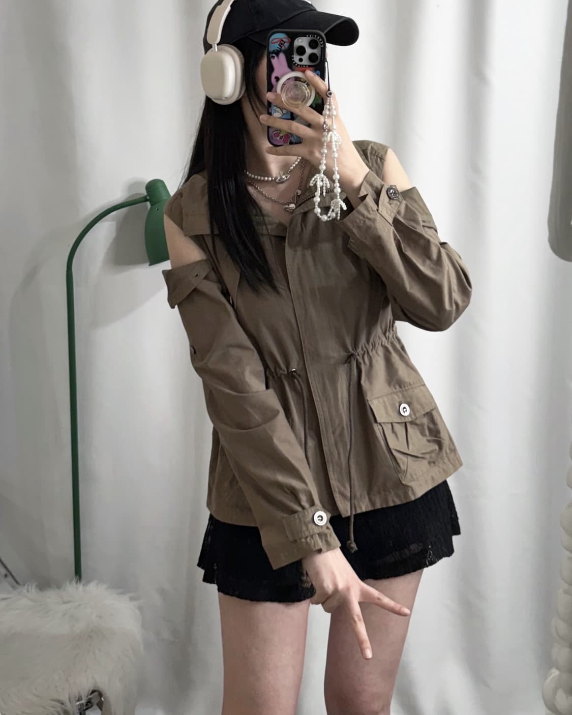 카키 투웨이 야상 자켓 상품이미지4