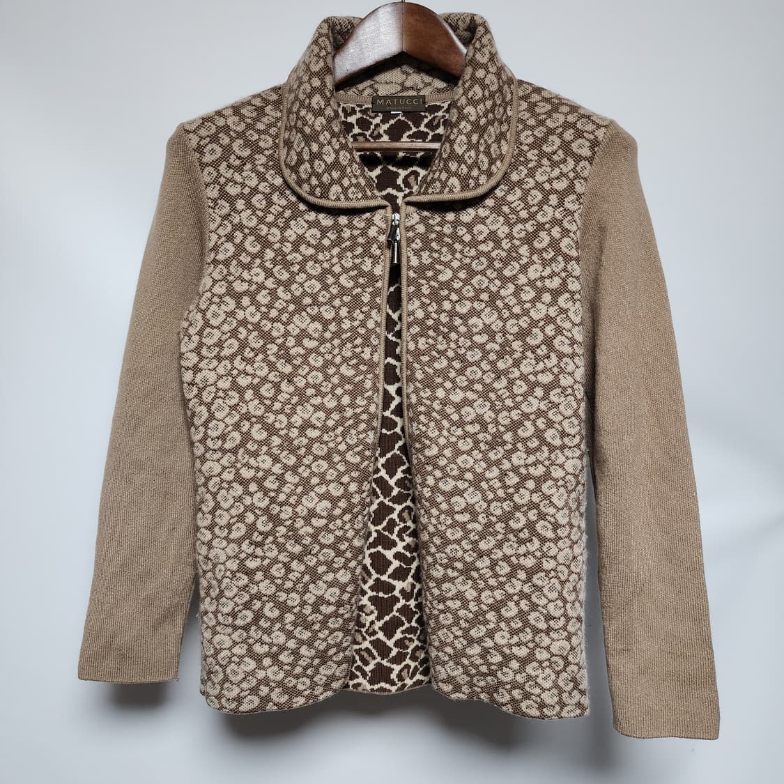 MATUCCI 이태리 100% 캐시미어 산양 투웨이 집업 상품이미지2