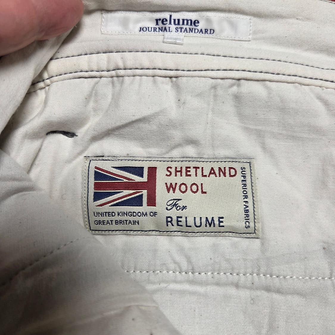 저널스탠다드 헤링본 울 트라우저 팬츠 30 상품이미지7