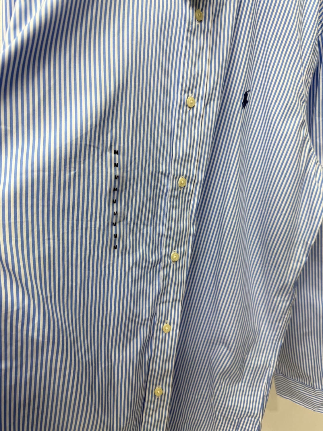 새제품) 폴로랄프로렌 신형 정품 스트라이프 셔츠 M 상품이미지4
